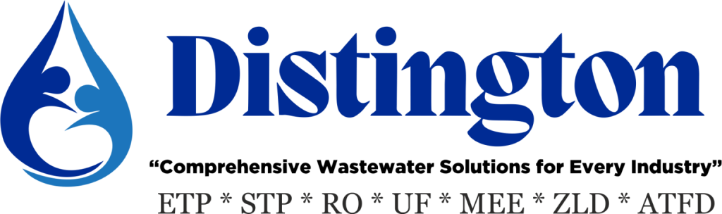Official logo of Distington Engineers & Consultant Pvt. Ltd., providing comprehensive wastewater solutions.