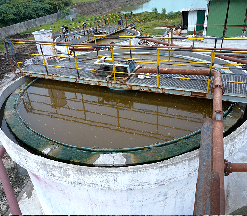 Industrial primary clarifier tank with bridge scraper by Distingon Engineers & Consultant Pvt. Ltd.