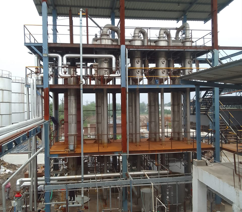 Multi-tier industrial falling film evaporator system by Distingon Engineers & Consultant Pvt. Ltd.